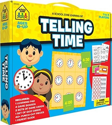TELLING TIME LEARNING SET By School Zone Staff