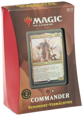 MTG Strixhaven Commander Deck Kundhort Vermächtnis Deutsch 100 Karten Neu MwSt