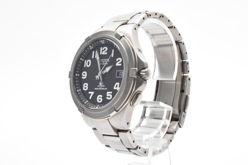 [Near Mint]Citizen Attesa Eco-Drive Watch Men's 40mm Titanium Radio Control Date