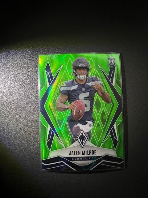 Jalen Milroe 2025 Phoenix Lime Green Lava /225  RC #151