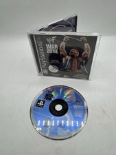WWF WWE WAR ZONE (Sony PlayStation 1, 1998) PS1 COMPLETE
