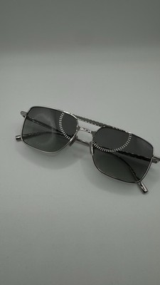 Dior BlackSuit S17U Sunglasses NEW Authentic - Made in Italy-Silver Frame 54016