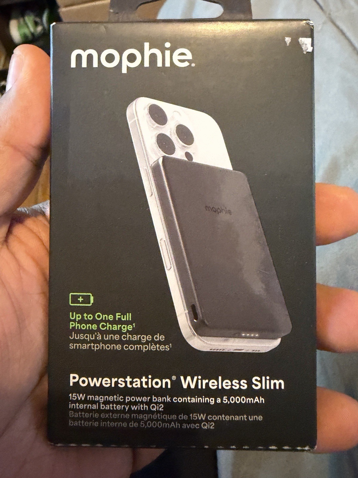 Mophie Powerstation Wireless Slim 15W Qi2-certified Power Bank 5,000mAh