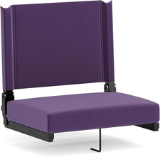 Grandstand Portable Stadium Seat for Bleachers or Benches, Folding Padded Stadiu