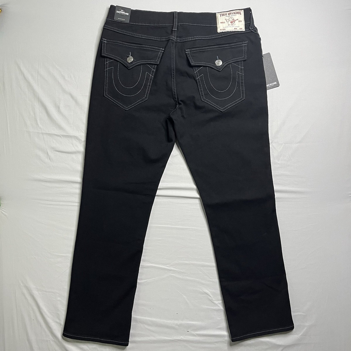True Religion Jeans Mens 34x30 Ricky SN Flap Relaxed Straight