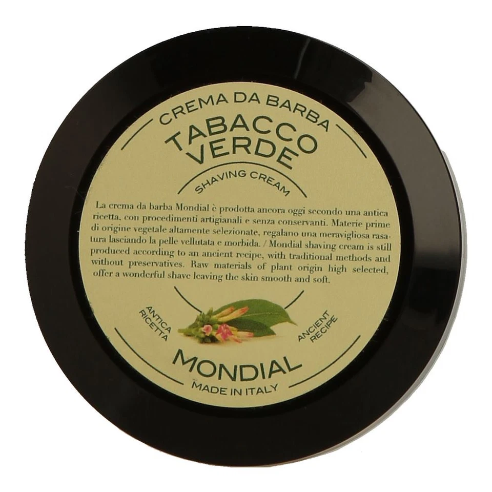 Mondial 1908 Shaving - Care Cream Travel Pack Tabacco Verde 75ml