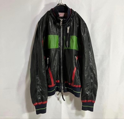 Frankie Morello Leather M Riders Jacket Black Italy Made Excellent Condition