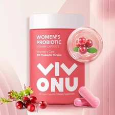VivoNu Vaginal Women Probiotic Feminine Balance PH Gummies For Healthy Odor
