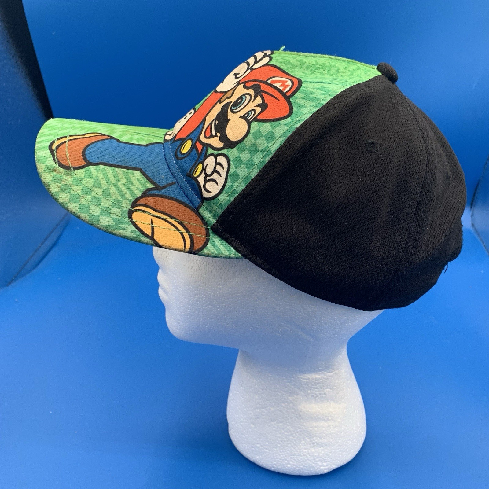 Super Mario baseball cap Adjustable Multicolor Lu… - image 2