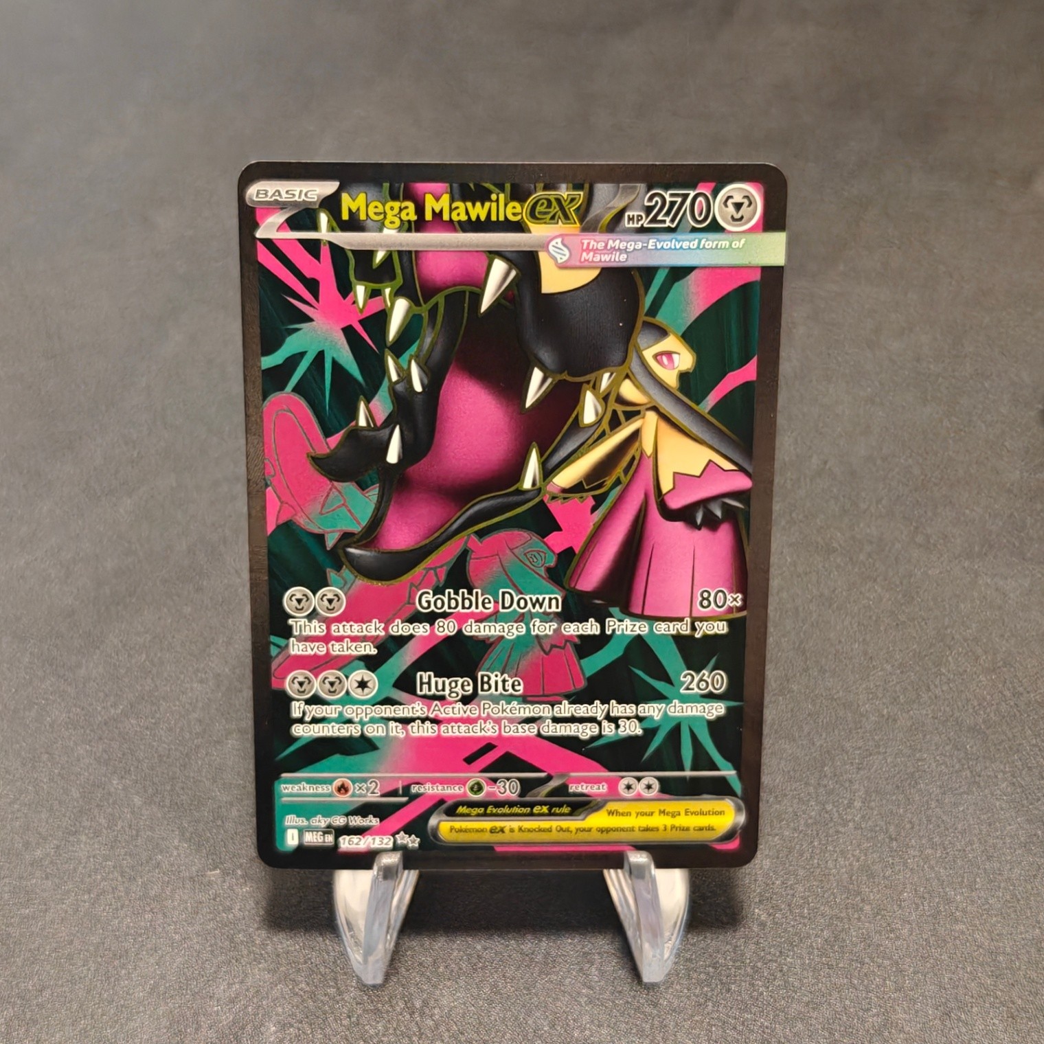 Mega Mawile ex - Ultra Rare ME01: Mega Evolution 162/132 NM POKEMON TCG