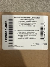 Brother Genuine Standard Perforated Paper 6-Pack LB3663-003