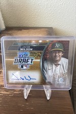 Jacob Wilson 2023 Bowman Draft - Bowman Draft Night Auto Gold Mini-Diamond  /50 
