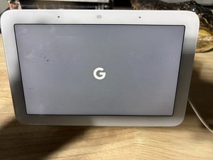 Google Nest Hub 2nd Generation Model GUIK2 White w/ Cable Used 