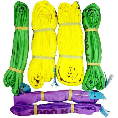 Rundschlinge Kranschlinge Hebeband Schlupf TK  1t 2t 3t SET 6 Stück