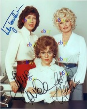 Jane Fonda Lily Tomlin Dolly Parton Autographed Signed 8x10 Photo Reprint