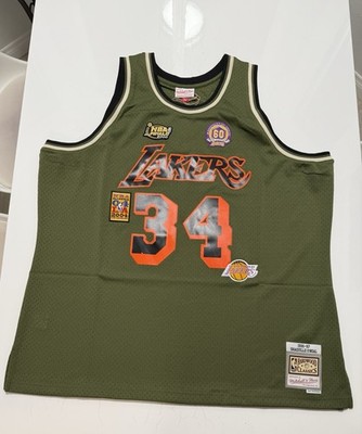 Mitchell & Ness Lakers 1996-97 Shaquille O'Neal GRÜN Swingman Trikot 3XL
