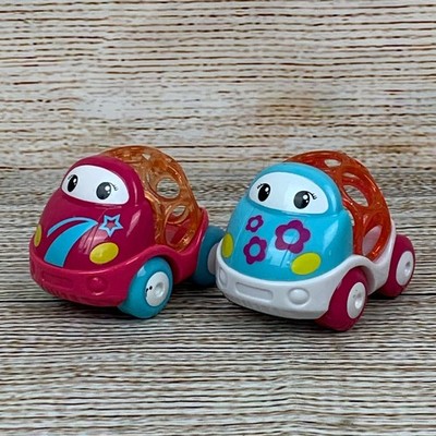Bright Starts oball Car Rattle Toy Pink Blue Kids II Inc. 2 Count