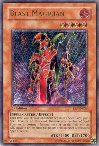 Blast Magician - FET-EN020 - 1st Edition Ultimate Rare - Flaming Eternity