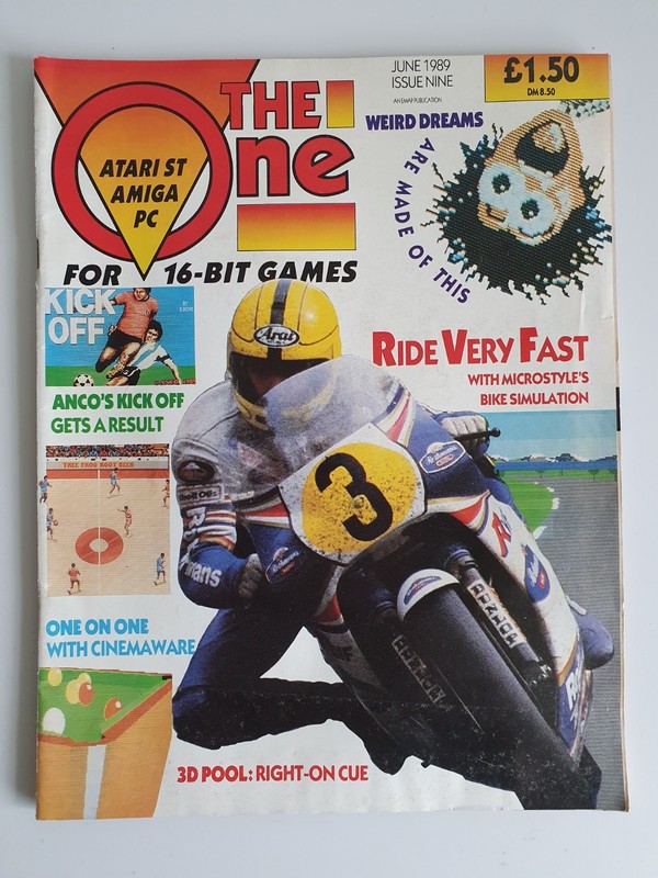 The One For 16-Bit Games Issue 9 Jun 1989 Atari ST Amiga PC Kick Off 3D Pool