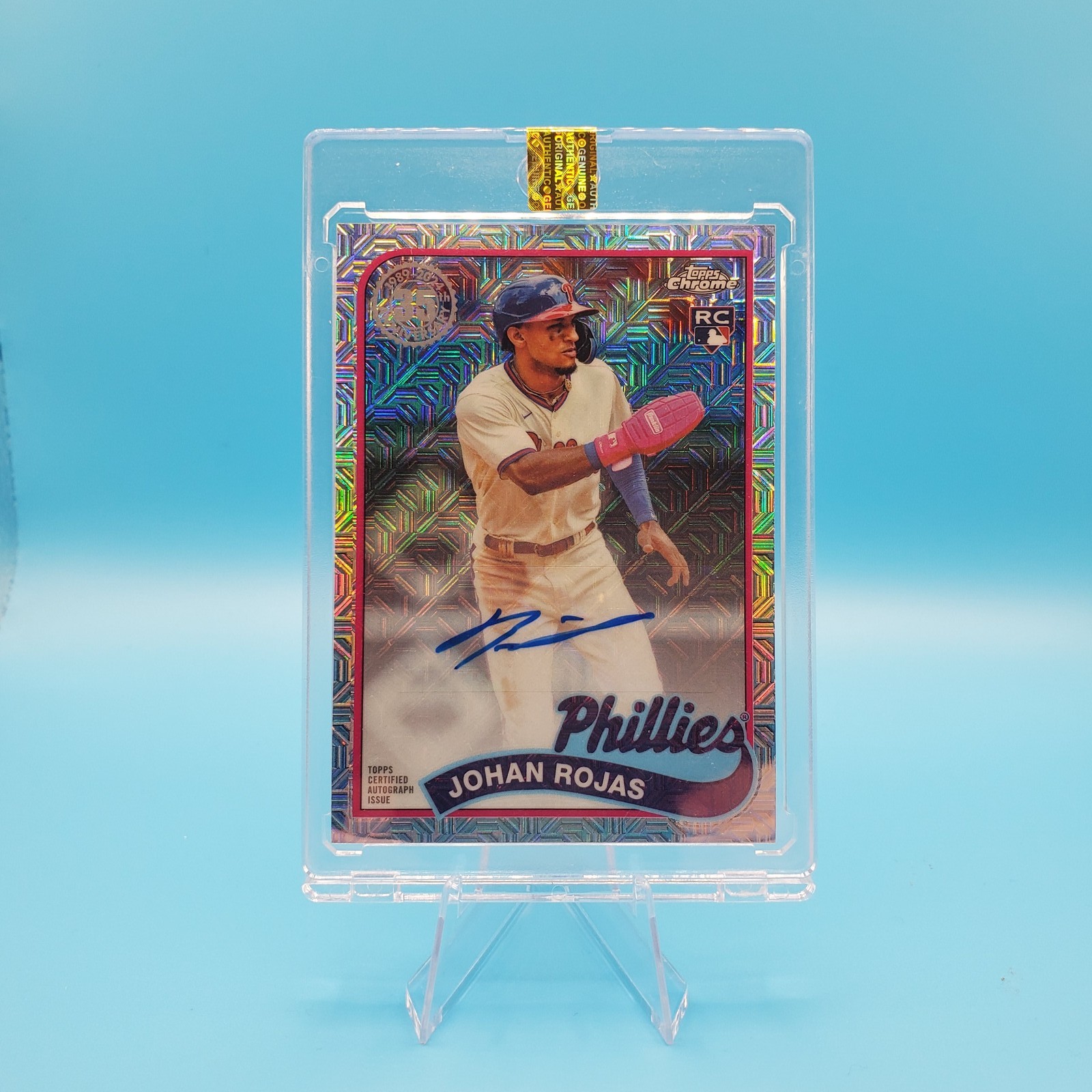 2024 Topps Series 2 - 1989 Topps Chrome Silver Pack Mojo Autographs Johan Rojas