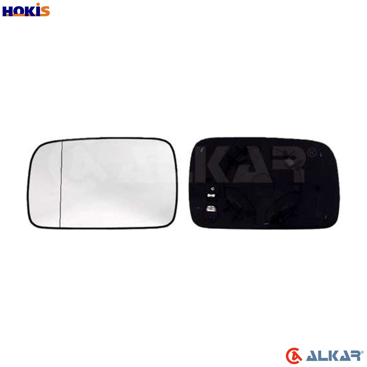 Mirror insert glass Left Heatable 6423156 ALKAR for RENAULT KANGOO - Image 7