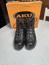 AKU Gore-Tex Brown Leather Boots Vibram Sole Safety Toe Size 7.5 M NEW Romania