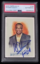 Signed Stuart Scott ESPN 2010 Topps Allen & Ginter A&G Rookie Card Auto (RC) PSA