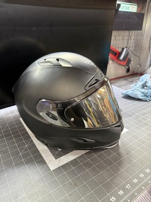 Forcite MK1S Matte Carbon Fiber Smart Motorcycle Helmet
