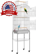 Jaulas Para Pajaros Peque os Jaula de Metal 64" Periquitos Aves Bird Cage NUEVO