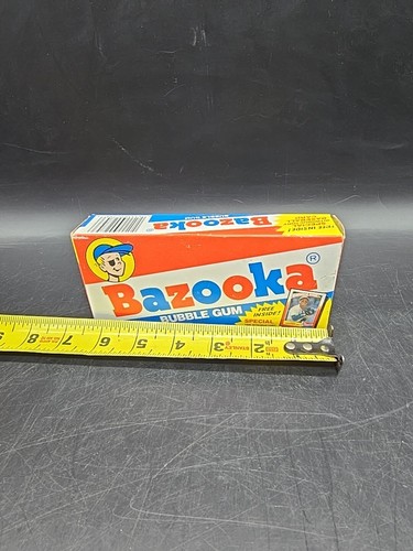 Tarjeta de béisbol Bazooka Bubble Gum vintage 1990 nueva caja sellada introducción en el interior - Imagen 11 de 13