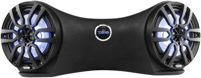 DS18 JSD8/BK 8'' NXL-8BK Double Jet Ski Loaded Enclosure Sound Bar Speaker RGB