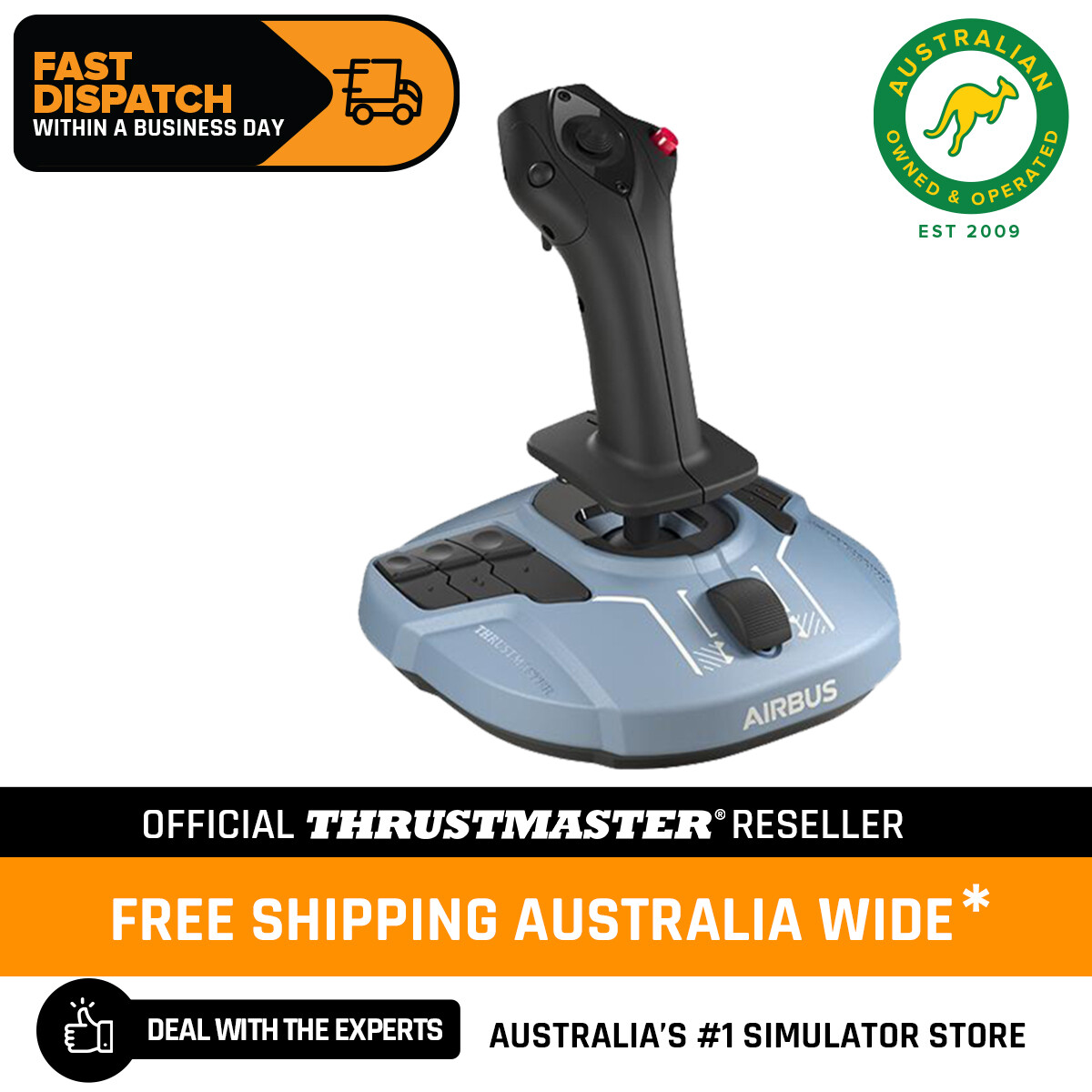 Thrustmaster TCA Sidestick Airbus Edition Flight Stick | eBay
