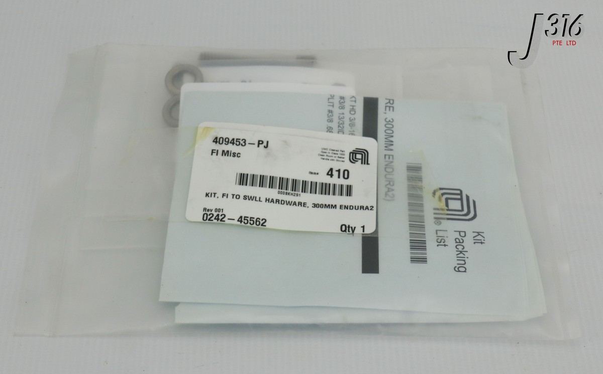 のの 20301 APPLIED MATERIALS KIT FI TO SWLL HARDWARE 300MM ENDURA2 (NEW