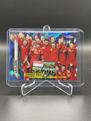 2020 Topps Chrome F1 Formula 1 Sapphire Edition Charles Leclerc Ferrari #145