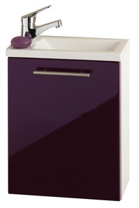 Badezimmerwaschtisch Handwaschplatz Waschbecken Posseik Alexo weiss