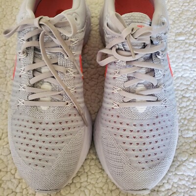 NIKE Womens React Infinity Run Flyknit 2 Platinum CT2423-004 Shoes Gray,Pink...