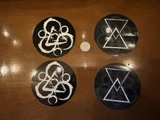 Coheed and Cambria 2012 Sticker Original 4“(Lot of 4)+ Free flag sticker
