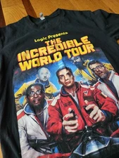 Logic Presents The Incredible World Tour 2016 Concert T Shirt Rap Hip Hop Size S