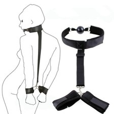 Binding Restraints Slaves Handcuffs Ankle Cuffs Couples Games Ball Gags Neck