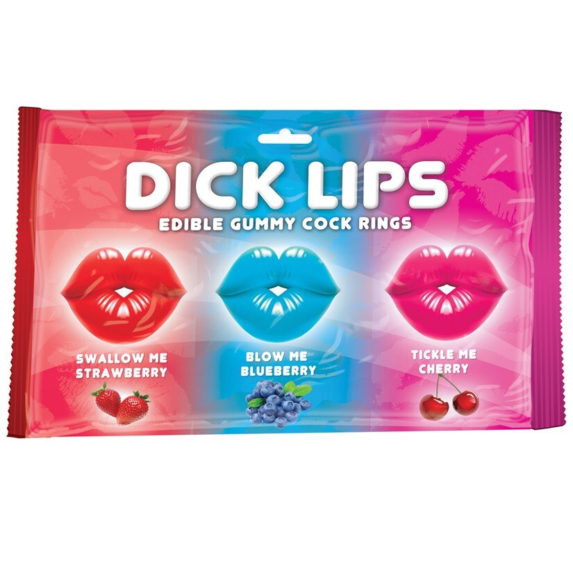 Dick Lips Edible Gummy Candy Cock Rings 3 PK Hott Products Wt2987 Sex Toys  for sale online | eBay