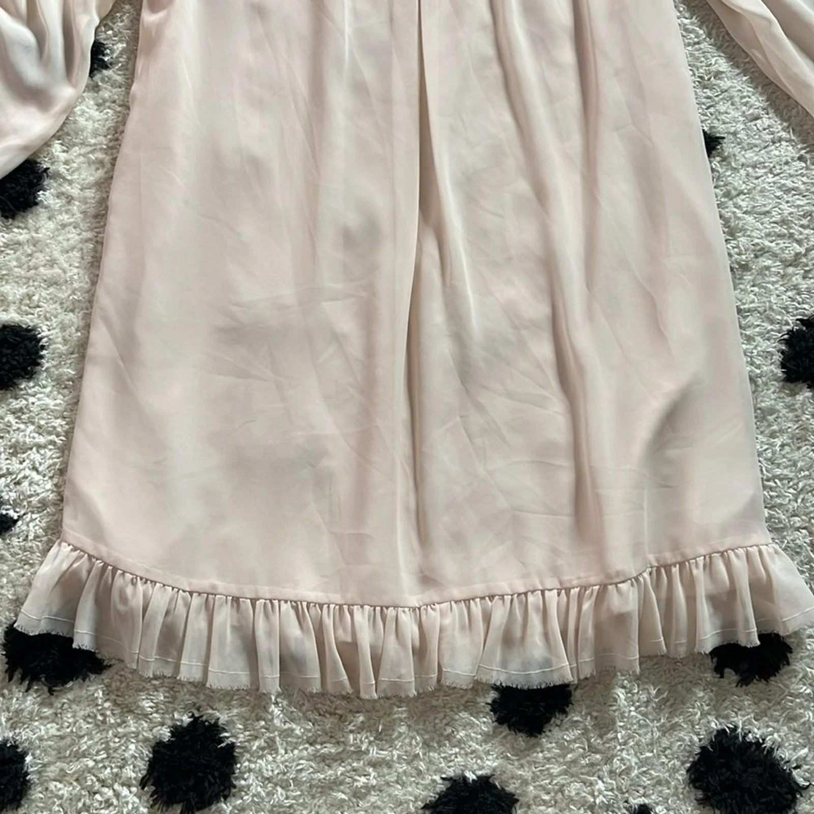 UNDERCOVER Abito rosa elegante Victoria’s Secret taglia small con colletto impreziosito