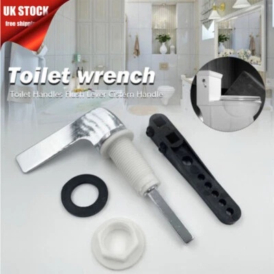 PAKASEPT Cistern Toilet Flush WC Handle Adjustable Lever Durable Replacement Parts Set UK