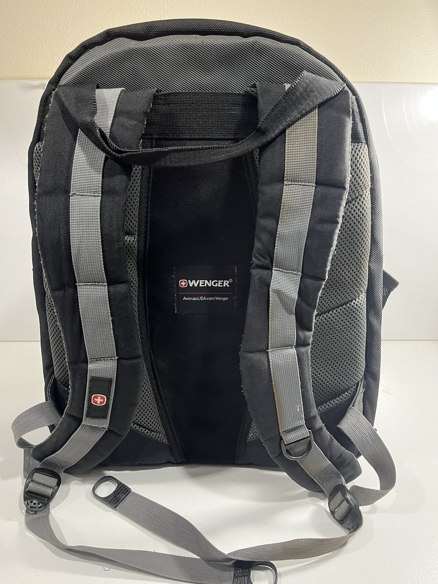 Swiss Gear Backpack by Wenger - Black,Grey - Multi Pocket - Laptop