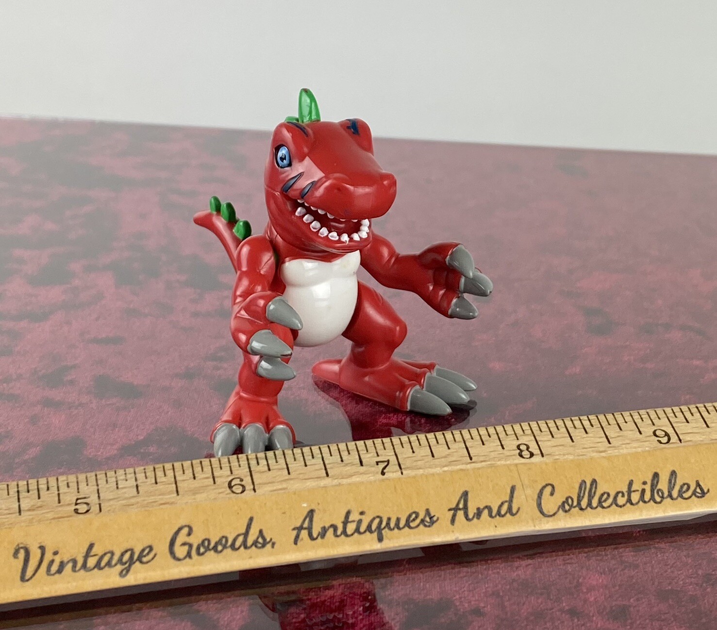 1999 Bandai Digimon Action Figure - Rare Tyrannomon Vintage Collectible