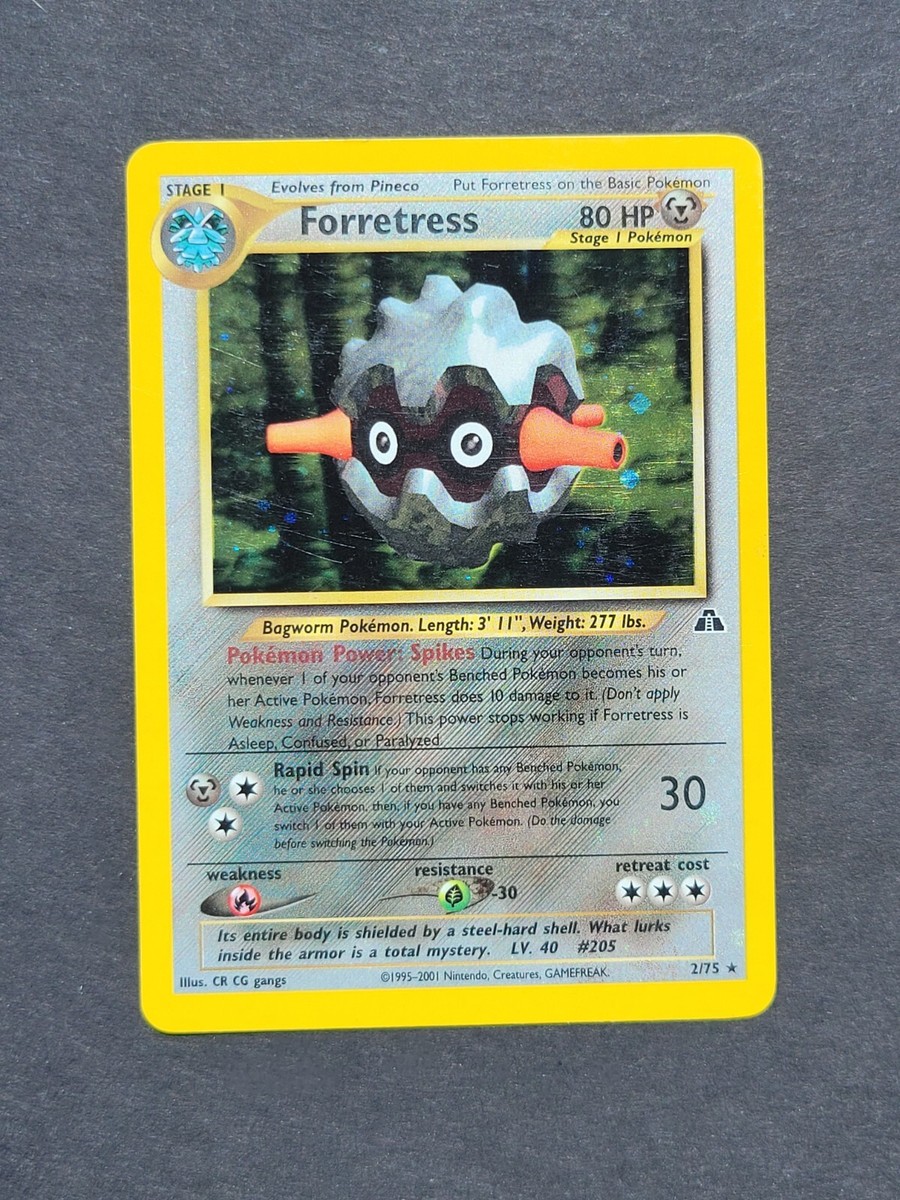 Pokemon FORRETRESS 2/75 - NEO DISCOVERY HOLO - EX/NM | eBay