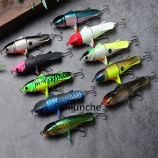 11cm/24g Topwater Plopper Rotating Tail Fishing Lures Floating Whopper Popper