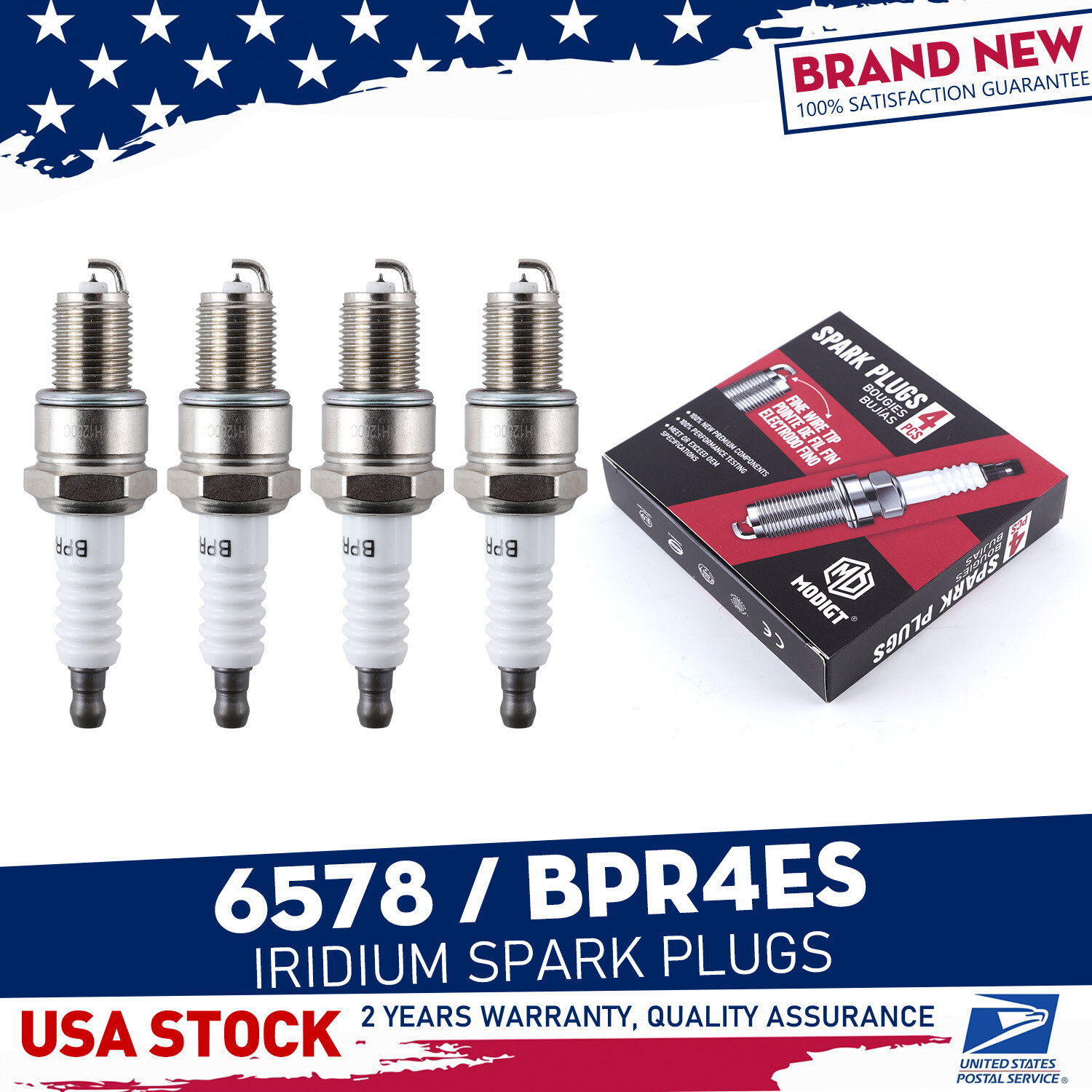 16pcs Spark Plugs Fit For NGK Standard 6578 BPR4ES 6578 BPR4ES OEM High Quality