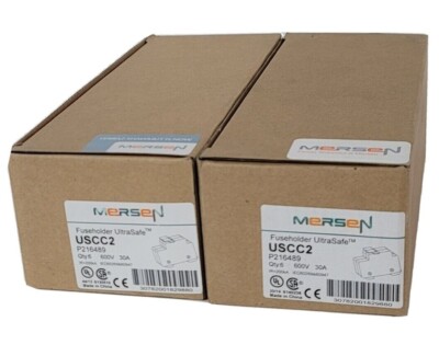LOT OF 9 NEW IN BOX MERSEN USCC2 FUSEHOLDERS ULTRASAFE 600V 30A | eBay