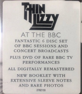 Live at the BBC: Super Deluxe Edition by Thin Lizzy (CD, 2011) for