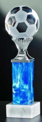 Fußball Glaspokal Ball verschiedene Pokal Motive Serien + Einzeln oder Zubehör